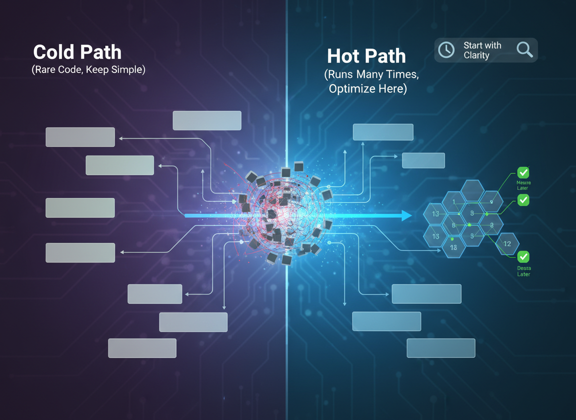 De basis van Big-O, hot versus cold paths (winst voor beginners) — illustratie 6