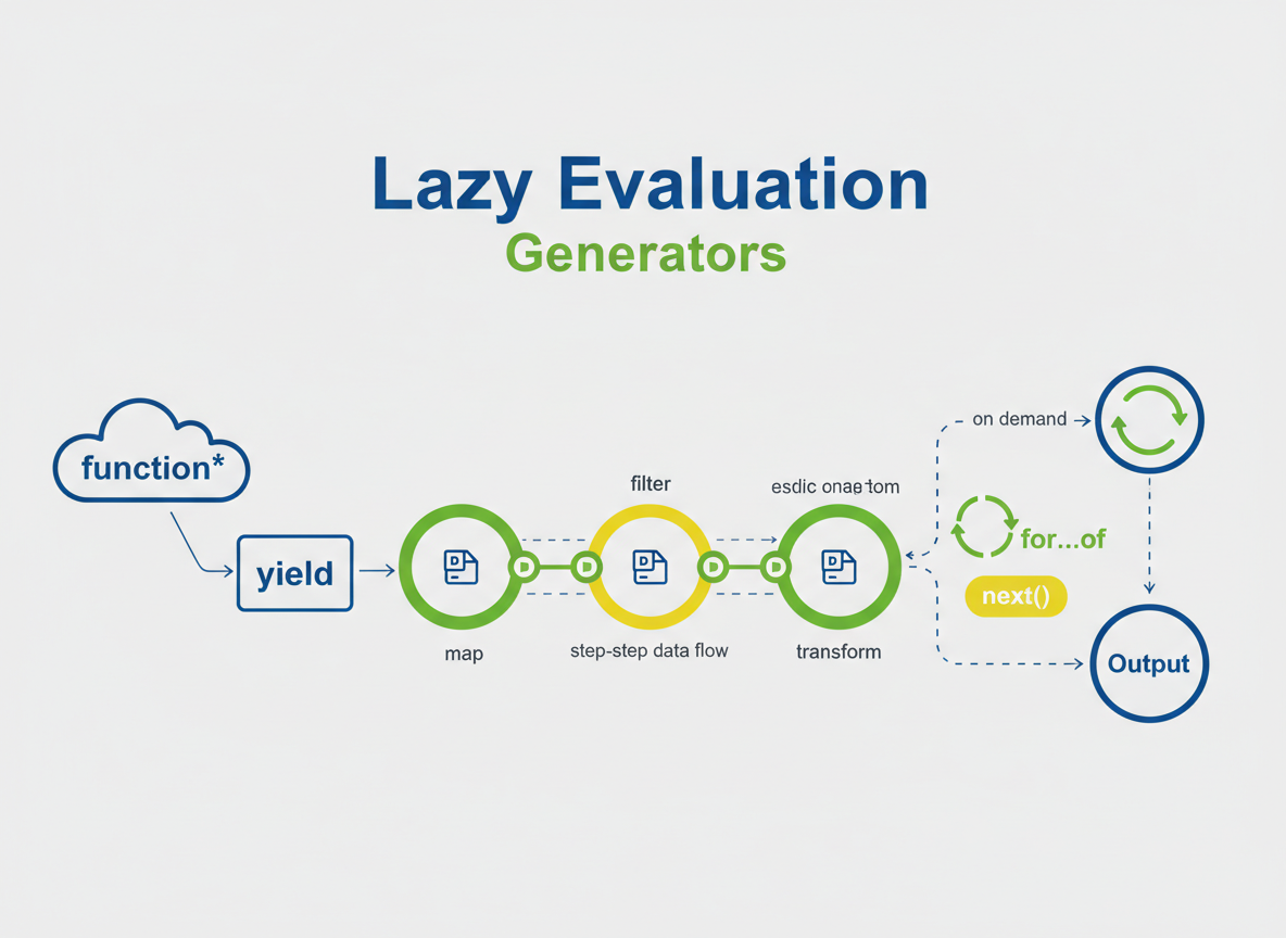 Generatorfunktioner, yield och små pipelines — illustration 1