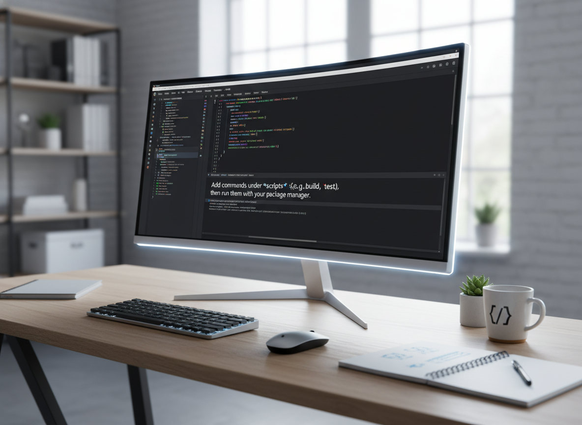 package.json, สคริปต์ และ deps กับ devDeps — ภาพประกอบ 3