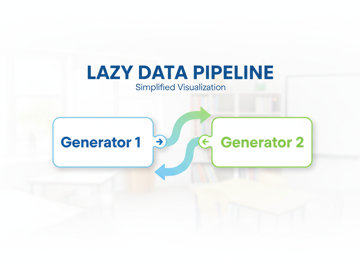 Generatorfunktioner, yield och små pipelines — illustration 5