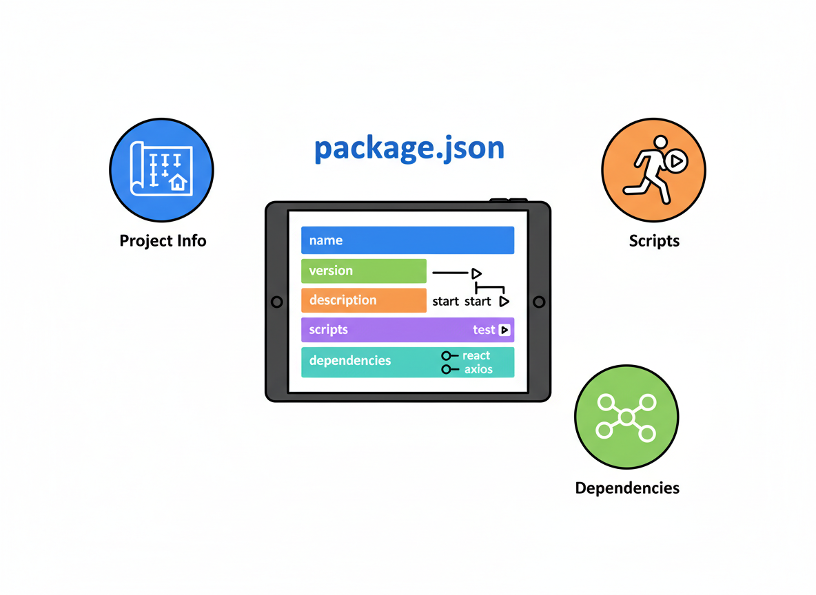 package.json, สคริปต์ และ deps กับ devDeps — ภาพประกอบ 2
