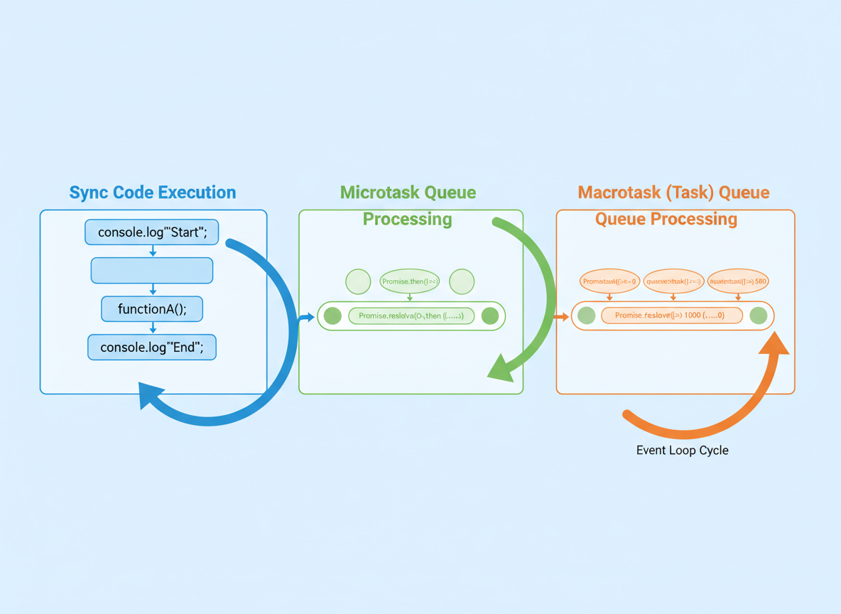 Event loop og det grunnleggende om task og microtask — illustrasjon 8