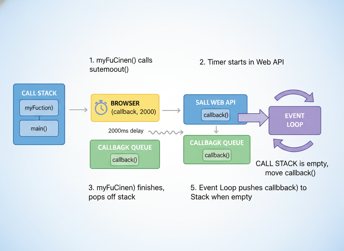 Event loop og det grunnleggende om task og microtask — illustrasjon 3