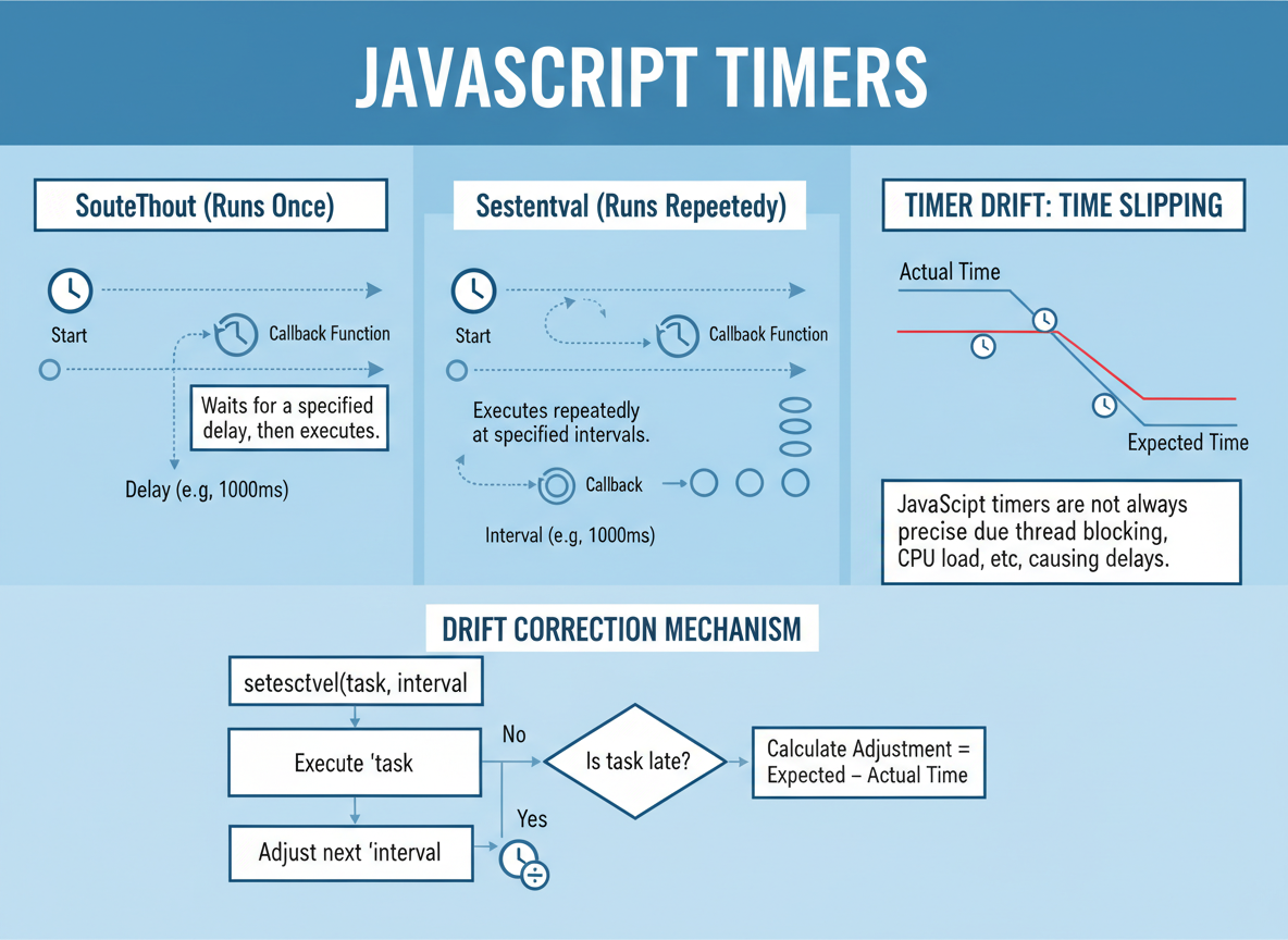 setTimeout, setInterval ve zamanlayıcı kayması — resim 1