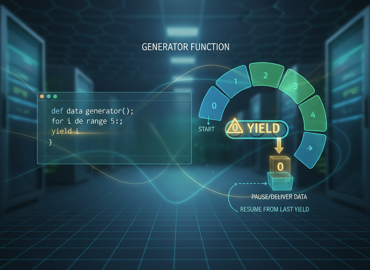 Generatorfunktioner, yield och små pipelines — illustration 2