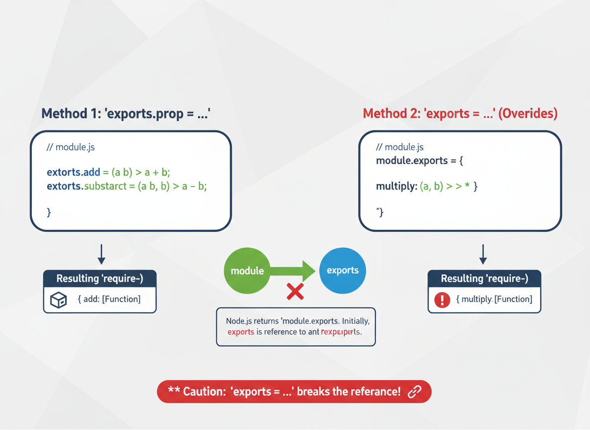 CommonJS basics — require/module.exports and exports — illustration 4