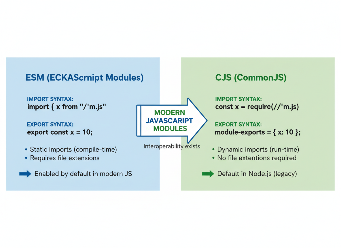 Dasar ESM — import/export, default vs bernama — ilustrasi 6