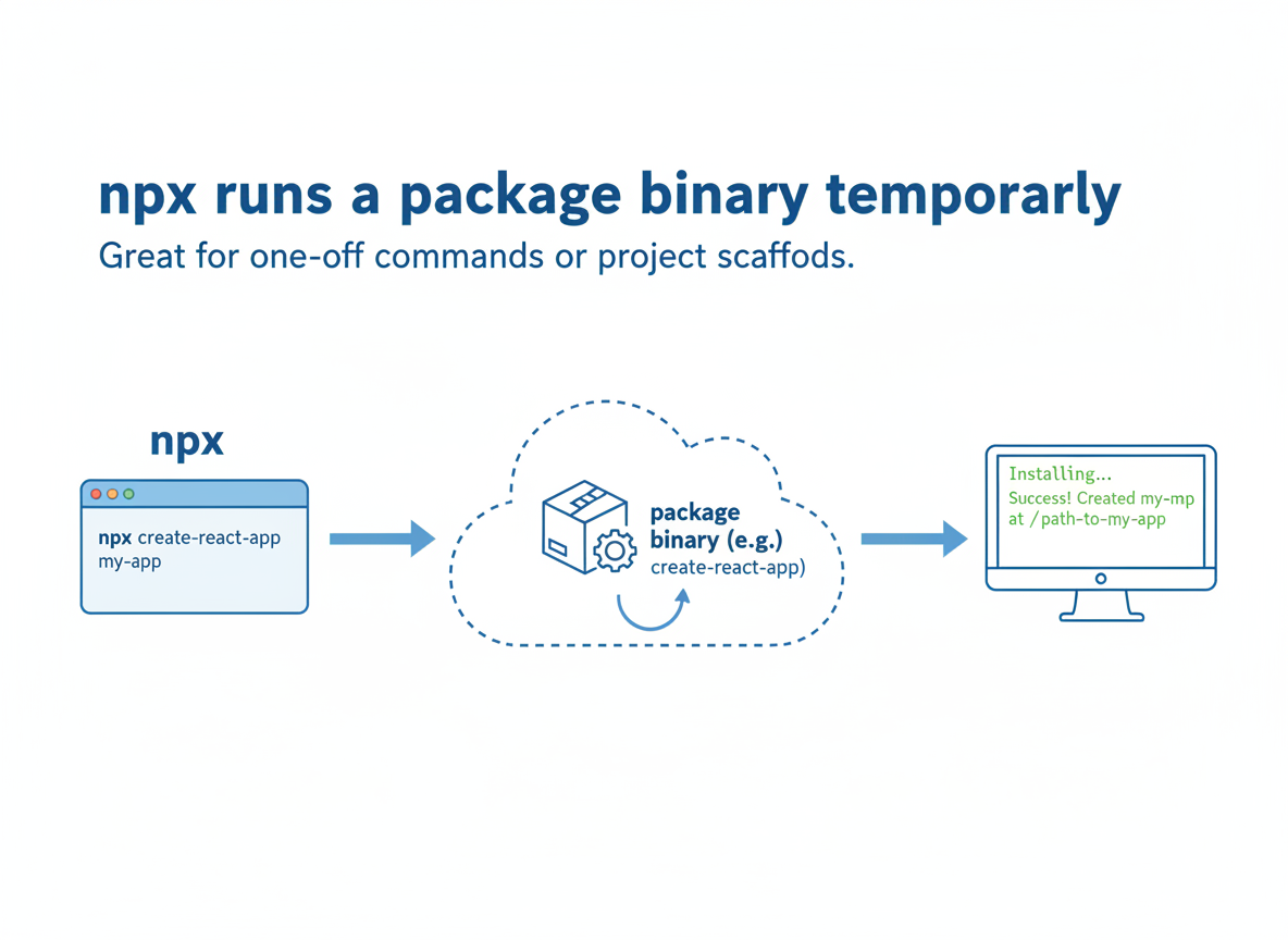 npx en bereiken voor semantische versies — illustratie 2
