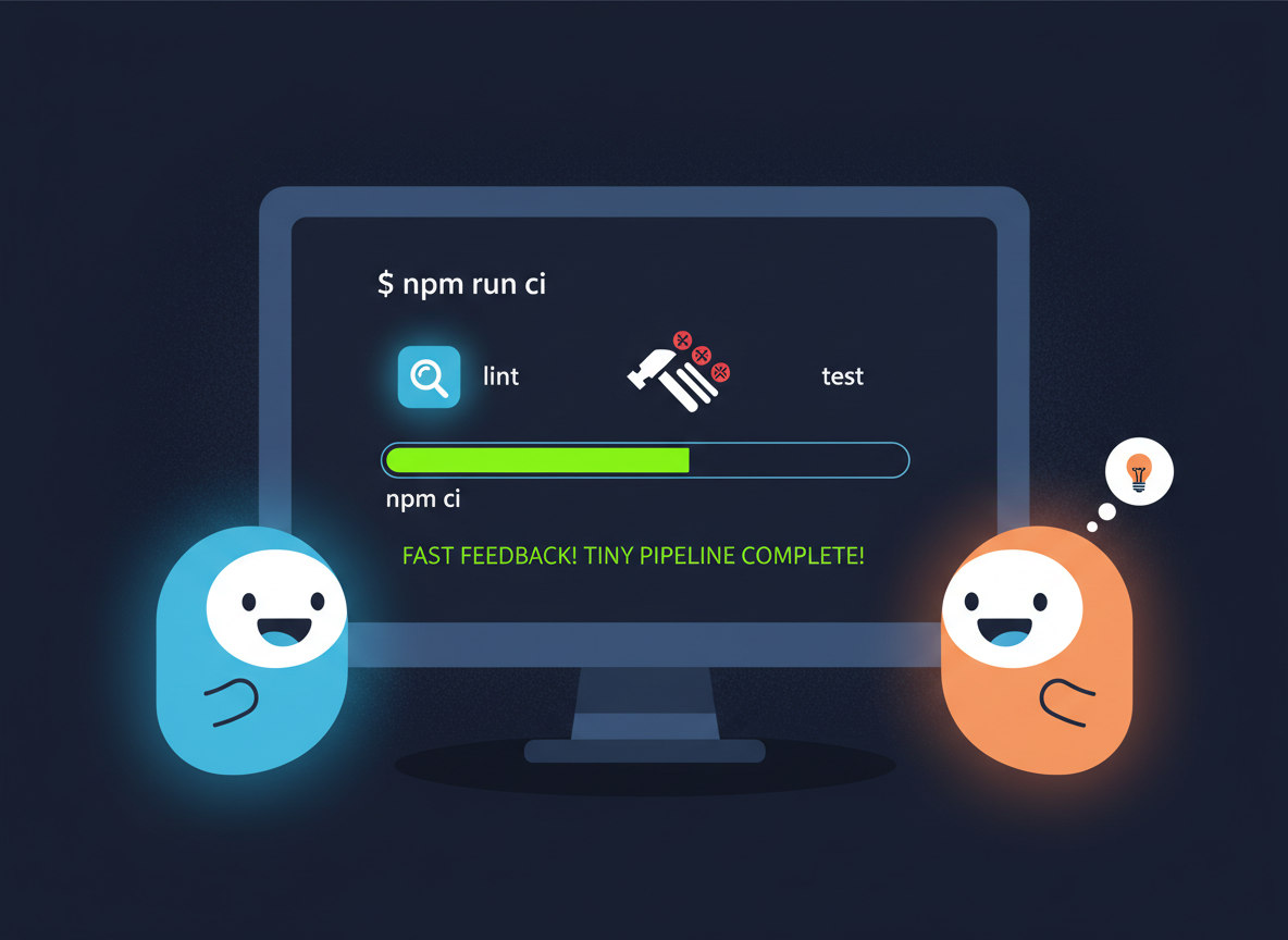 Fundamentos de CI: ejecutar lint y test en cada push — ilustración 1