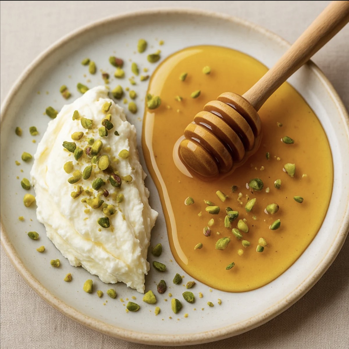 괴레메 King's Coffee에서 제공하는 꿀과 카이막