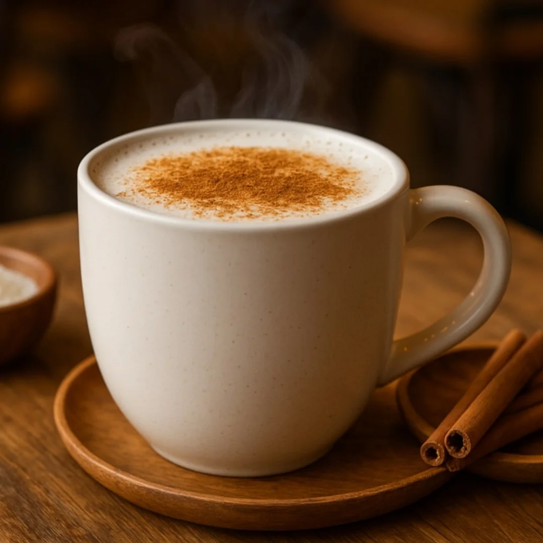 Cinnamon latte - warm and cozy