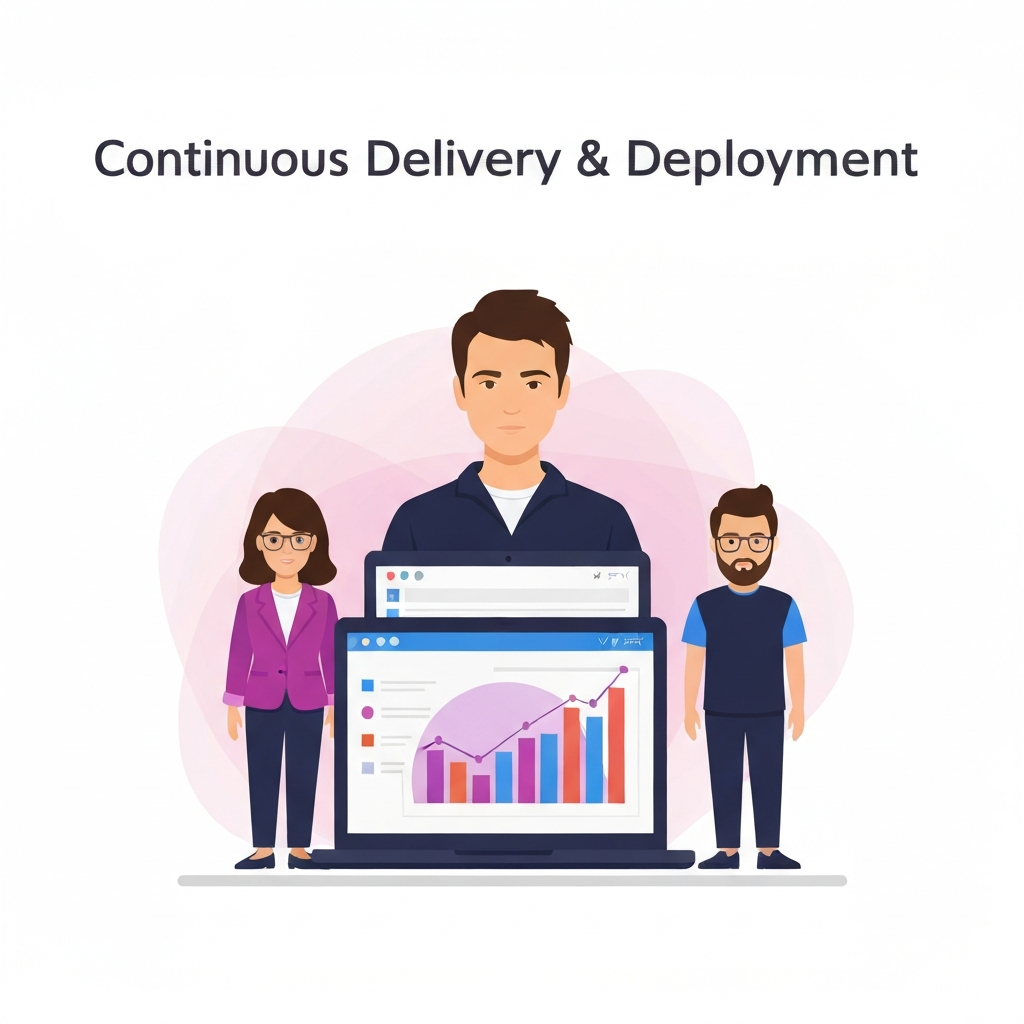 Continuous Delivery und Deployment — Illustration 1